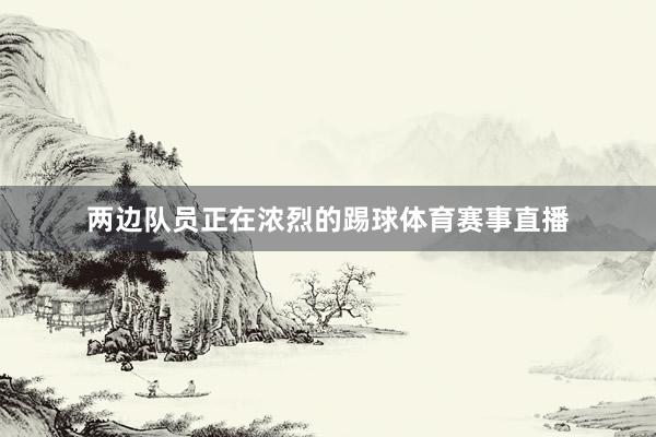 两边队员正在浓烈的踢球体育赛事直播