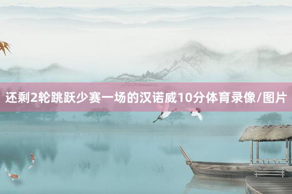 还剩2轮跳跃少赛一场的汉诺威10分体育录像/图片