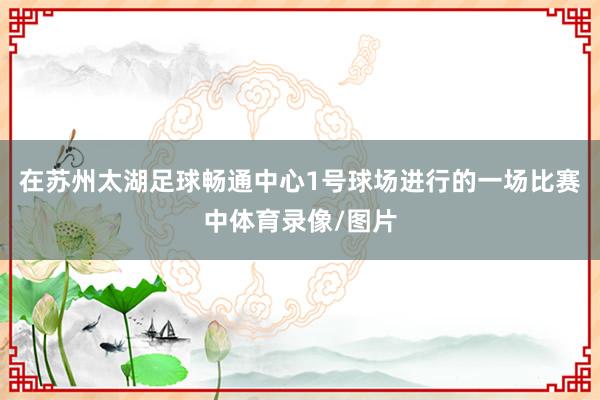 在苏州太湖足球畅通中心1号球场进行的一场比赛中体育录像/图片