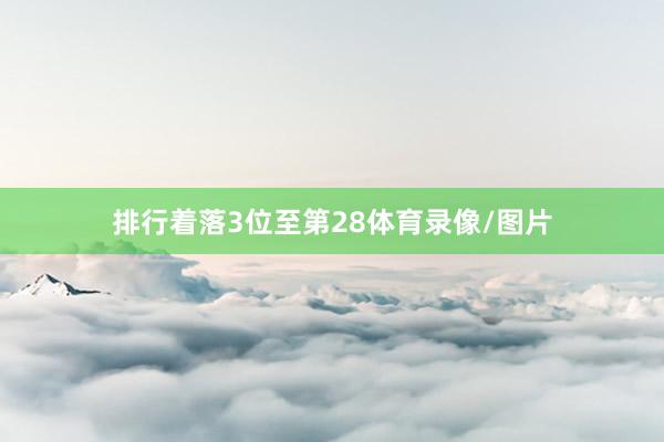 排行着落3位至第28体育录像/图片